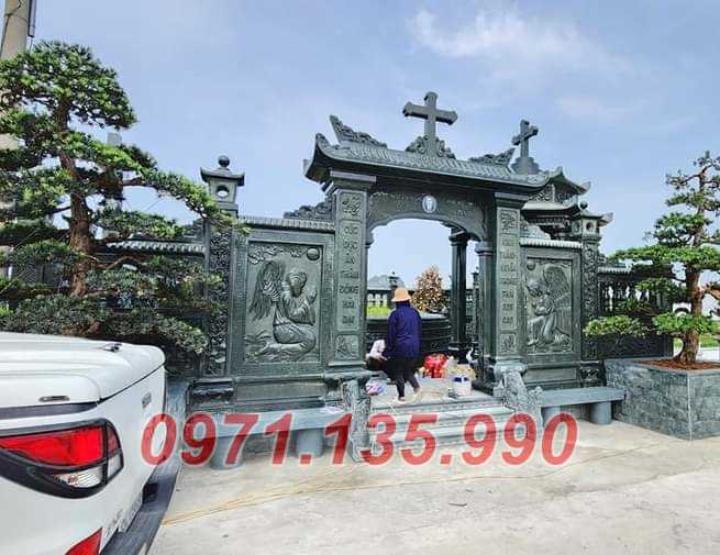 Cổng đá đẹp - Mẫu cổng bằng đá đơn giản đẹp bán tại Bình Thuận